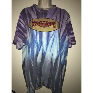 Ragtops Sportswear T-Shirt Single Stitch Logo Tye Tie Dye Die Tee Shirt 22.5x27”